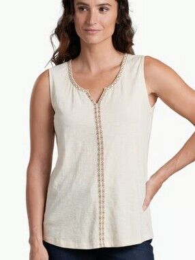 KUHL Cream Womans Tank